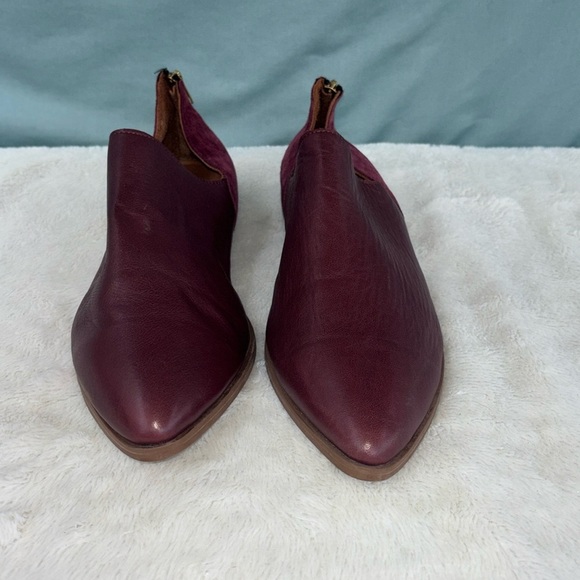 EUC Bueno Beau Leather and Suede Back Zip Loafers EU 42 - Picture 1 of 8